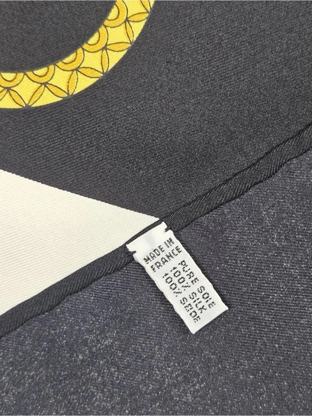 Celine Paris Silk Scarf 90 Carré Hand Rolled Made in France